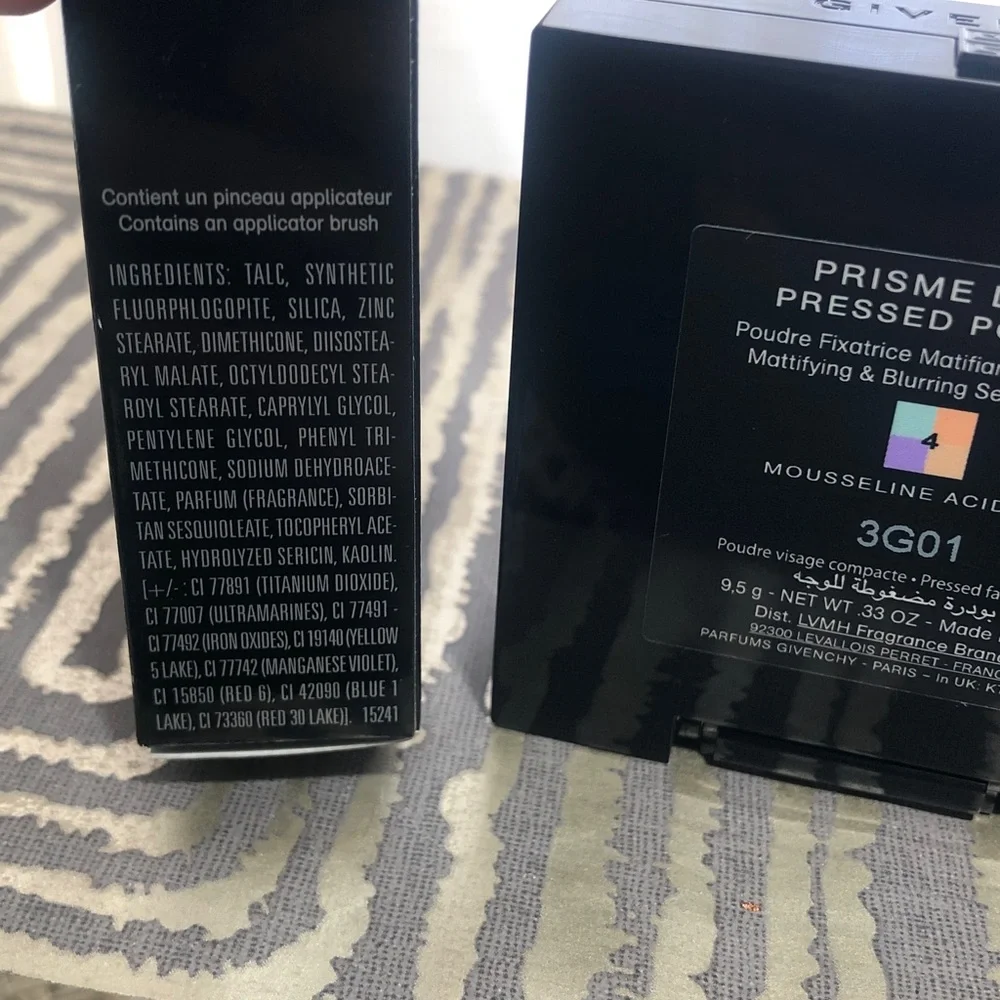 Givenchy prisme libre pressed powder just swatched like new with box